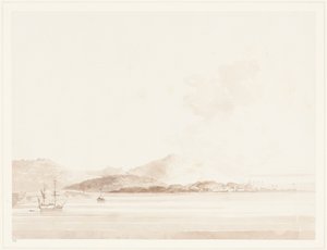 Una vista en la India de William Daniell