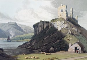 Castillo de Aros, Isla de Mull, Escocia de William Daniell