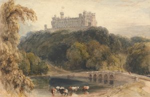 Castillo de Belvoir, Rutland de William Daniell