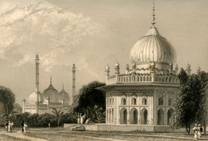 Mausoleo en Lucnon, 1835 de William Daniell