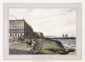 Cerca de Regents Square, Brighton, c.1814-1825 de William Daniell