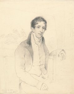 Retrato de un artista deportivo, posiblemente W. B. Daniell