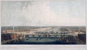 Propuesta para el Puente de Londres de William Daniell