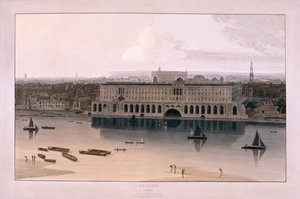 Somerset House, Londres, 1804 de William Daniell