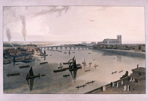 Vista de Londres desde Somerset House, 1805 de William Daniell