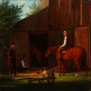 El caballo enfermo 1869 (Óleo sobre lienzo)