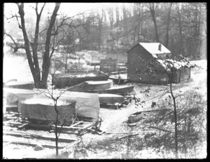 Barcos en el lugar de Seeley en Inwood, Reliance Woods, Nueva York, 27 de diciembre de 1914 de William Davis Hassler