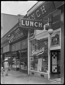 Letrero de Canterbury Lunch en 202 (o 178) E. 125th Street, Nueva York, 2 de mayo de 1916 de William Davis Hassler