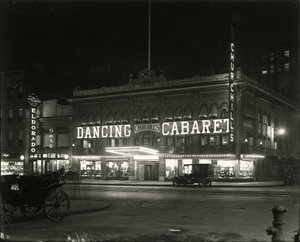 El cabaret de Churchill, Broadway en la calle 49, 1917 de William Davis Hassler