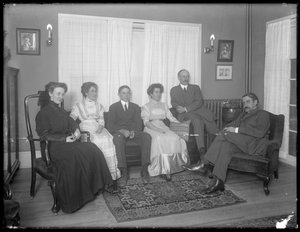 Retrato del grupo familiar Quinn, c.1911-12