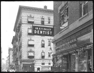 Letrero para el Dr. H.Y. Halley, 1456 St. Nicholas Avenue, Nueva York, 2 de agosto de 1916 de William Davis Hassler
