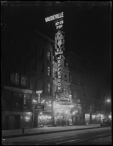 El Teatro Jefferson, Ciudad de Nueva York, 6 de enero de 1917 de William Davis Hassler