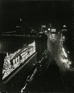 Times Square, desde el piso 16 del Times Building, 1917 de William Davis Hassler