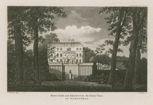 Casa construida y habitada por Sir Henry Vane en Hampstead de William Davison