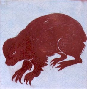 Puercoespín de William de Morgan