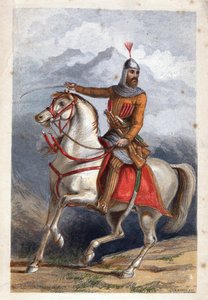Chamil ou Imam Chamil - Imam Shamil (1797-1871) - Dickes, William (1815-1892) - Litografía en color - 18x11 - Colección privada