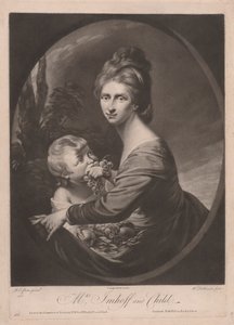 Sra. Imhoff y niño de William Dickinson
