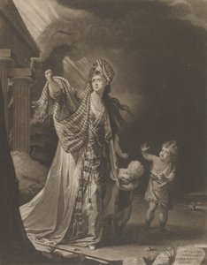 Sra. Yates en el personaje de Medea de William Dickinson