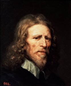 Retrato de Abraham van der Doort, antes de 1640 de William Dobson