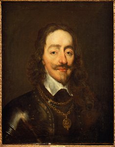 Retrato del Rey Carlos I con Armadura y el Collar de la Orden de la Jarretera