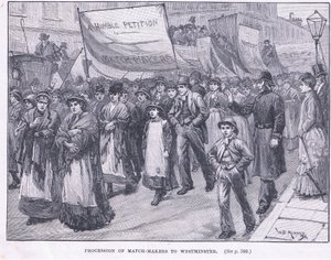 Procesión de los fabricantes de fósforos a Westminster 1871 d.C. de William Douglas Almond