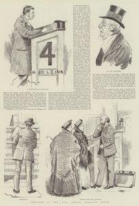 Bocetos en la Oficina de Testamentos, Somerset House de William Douglas Almond