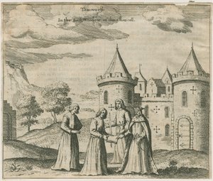 Castillo de Tamworth - Vidrio de ventana