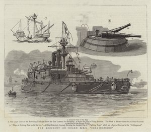 El Accidente a Bordo del HMS Collingwood de William Edward Atkins