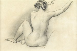 Desnudo Sentado