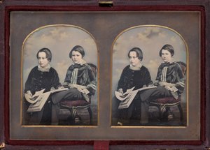 Retrato de dos niños