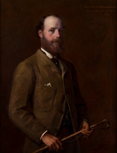 Retrato de George, vizconde de Newport, más tarde cuarto conde de Bradford (1845-1915), hacia 1880 (óleo sobre lienzo) de William Edward Miller