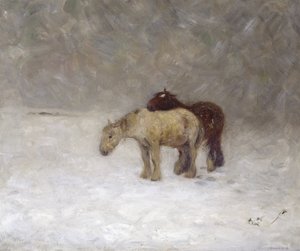 Una Tormenta de Nieve, c.1891