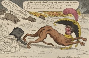 El sabueso corso acosado por los osos de Rusia, 7 de marzo de William Elmes