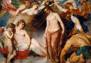 Pandora coronada por las estaciones de William Etty