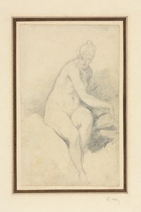 Desnudo sentado de William Etty