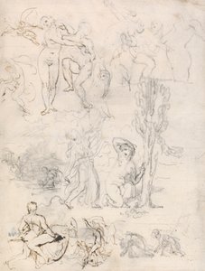 Hoja de bocetos de William Etty