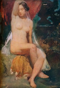 Mujer en una fuente de William Etty