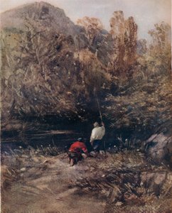 Paisaje, con pescadores, 1843, 1924