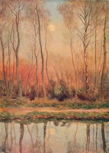 Un Canal de Surrey, Tarde de William Eyre Walker