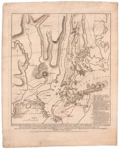 Un plano de la isla de Nueva York
