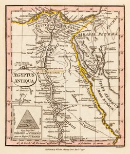 Antiguo Egipto. Mapa.