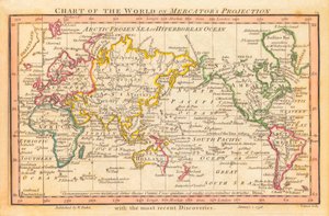 Mapa del mundo de William Faden