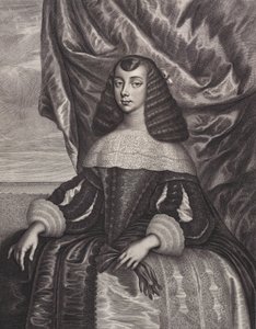 Catalina de Braganza de William Faithorne