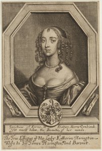 Lady Katherine Harrington de William Faithorne