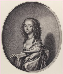 María, Princesa de Orange, 1641-50 de William Faithorne