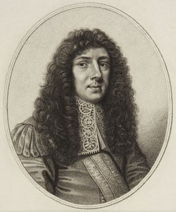 Retrato de John Aubrey de William Faithorne