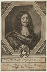 Sir James Harrington, baronet de William Faithorne