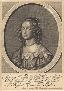 María, Princesa de Orange de William Faithorne after Sir Anthony van Dyck