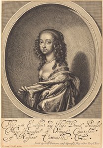 María, Princesa de Orange de William Faithorne after Sir Anthony van Dyck