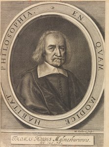 Retrato de Thomas Hobbes 1588-1679, 1642